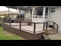 AZEK DECKING and HOG WIRE Railing FINISHED VIEW