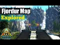 How to Explore ARK Fjordur Map Locations - Resources Creatures Caves Bases Part 1