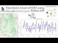 Time Series Chart of NDVI using Google Earth Engine Python API Earth Engine Python API