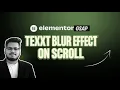 How to Make Text Animation in Elementor GSAP elementor tutorial