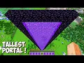 Saya menemukan PORTAL TERTINGGI di Minecraft! Ini PORTAL NERAKA TERTINGGI!