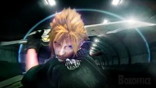 clouds epic motorcycle chase final fantasy vii advent children clip