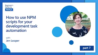 How to use NPM scripts for your development task automation 7 of 26 Node js for Beginners