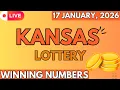 Kansas Midday Lottery Results For - 17 Jan 2026