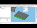 Esprit Getting started milling operations on a simple part 1