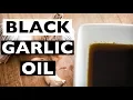 How to make BLACK GARLIC OIL AMAZING IN VEGAN RAMEN