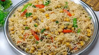 Best Chana Pulao Recipe|ربیع الاول میں چنے کا پلاؤ بنانے کا آسان طریقہ|Chickpea Pulao