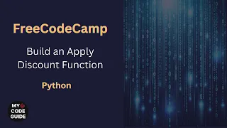 Build an Apply Discount Function - FCC Python Course