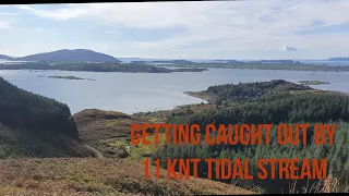 Possibly 11knt tidal stream on the west coast of Scotland