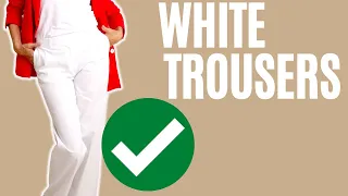 How To Style White Trousers Women Over 50  How To Style White Trousers Women Over 50