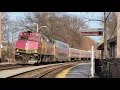 Fitchburg line outbound at Belmont 25 ft CentralMassRailfan