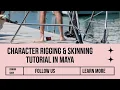 Quick Easy Rigging and Skinning for Beginners in Maya Fast Character Setup Tutorial