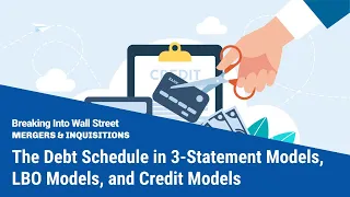 Video Tutorial: The Debt Schedule in 3-Statement Models, LBO Models, and Credit Models Image