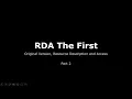 Introduction to Original RDA Part 2