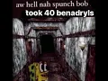 Spunch Bob Took 40 Benadryls