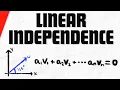 Linear Independence in Vector Spaces Linear Algebra