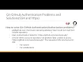 Git-GitHub Authentication Problems and Solutions SSH and https
