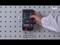 How to set parameters of speed reference via multi step speed