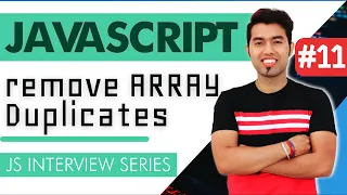 JavaScript Interview Program to Remove Duplicate Values from Array in JavaScript