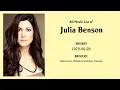 Julia Benson Movies list Julia Benson Filmography of Julia Benson