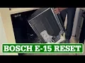 Bosch Dishwasher Reset E-15 Error Code