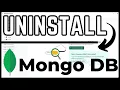 How to Completely Uninstall MongoDB Database and Compass on Windows