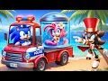 Download Lagu POLICE SONIC to the Rescue: AMY MERMAID's Hilarious Adventure! 💙 | Sonic The Hedgehog 3 Animation