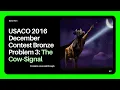 USACO The Cow Signal Walkthrough Java