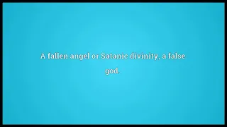 Demon Meaning