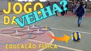 ✔ DIFERENTE, DIVERTIDO E DESAFIADOR - JOGO DA VELHA - EDUCAÇÃO FÍSICA