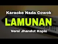 LAMUNAN - WAHYU F GIRI || KARAOKE KOPLO NADA COWOK