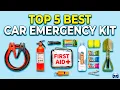 Ultimate Car Emergency Kit Roadside Safety Kit with Air Compressor Jumper Cables First Aid