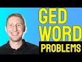 GED Math Word Problems Practice Quiz