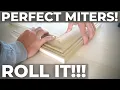 The Most Important Trick for Perfect Casing Crown Miters - ROLL IT