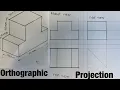 Orthographic Projection First Angle Part 1