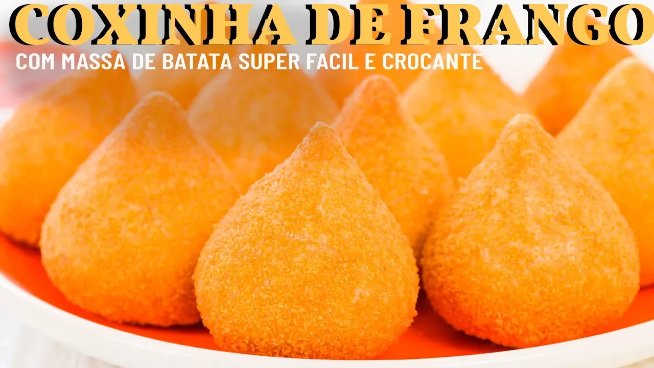 COXINHA SEM MASSA !INCRÍVEL RÁPIDA E MUITO FÁCIL DE FAZER