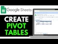 How to Create Pivot Tables in Google Sheets 2025 FULL TUTORIAL