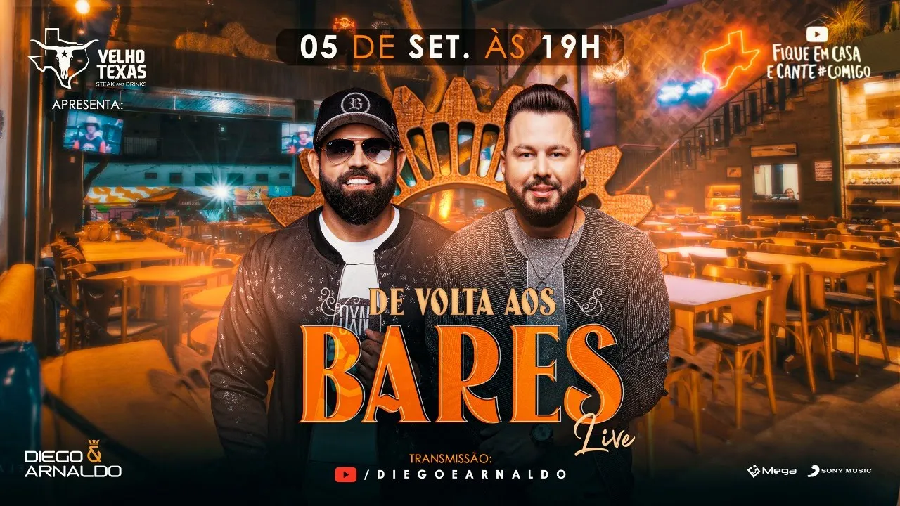 LIVE - DIEGO E ARNALDO - DE VOLTA AOS BARES