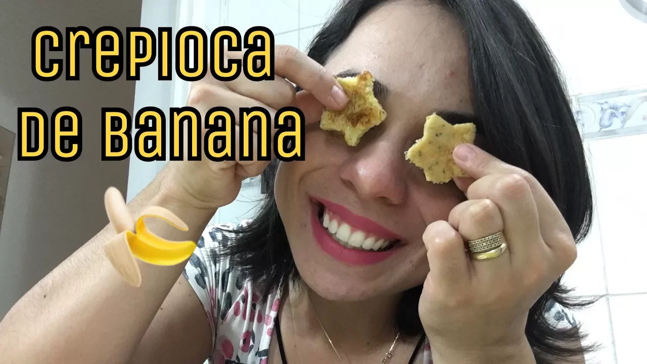 LANCHE SAUDÁVEL PARA ESCOLA CREPIOCA DE BANANA THA BERGAMO