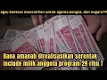 Lagu Dana amanah direalisasikan serentak include milik anggota program 29 ribu T