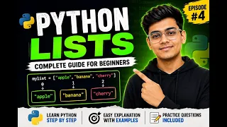 Python Lists Explained in Hindi Complete Beginner Guide Episode 4