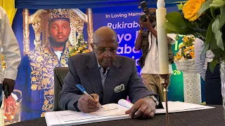 Sam Kutesa Arrives at King Oyo’s Residence in Buziga | Former UN General Assembly President