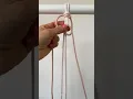 DIY Macrame Tutorial Adding Colour to Pattern