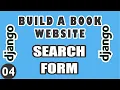 Create a Search bar with Django Book Website with Django part 4