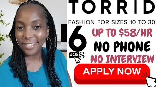 Torrid is Urgently Hiring Part Full Time WFH Jobs No Interview