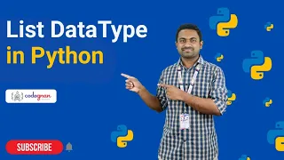 List Datatype in Python Python Tutorials - 2022 Codegnan