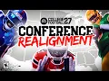 REALIGNING THE COLLEGE FOOTBALL CONFERENCES IN CFB 27