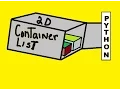 Python Container List with Lists inside 2D Lists