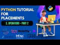 Operators in python 2 Bitwise Assignment Membership Identity Python for Placements