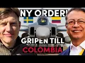 Lagu GRIPEN TILL COLOMBIA! - Stridspilot Reagerar